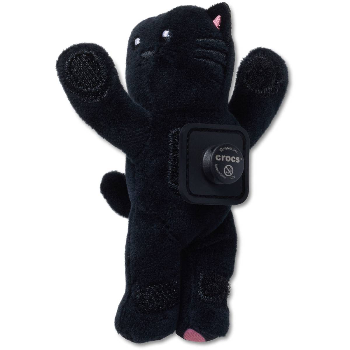 Crocs Gato de terciopelo negro huggitz