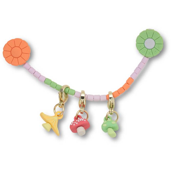 Pastel Floral Mushroom Chain