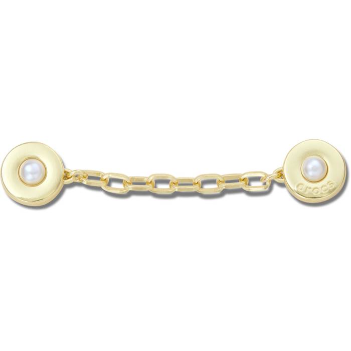 Gold Chain with Pearl Rivets