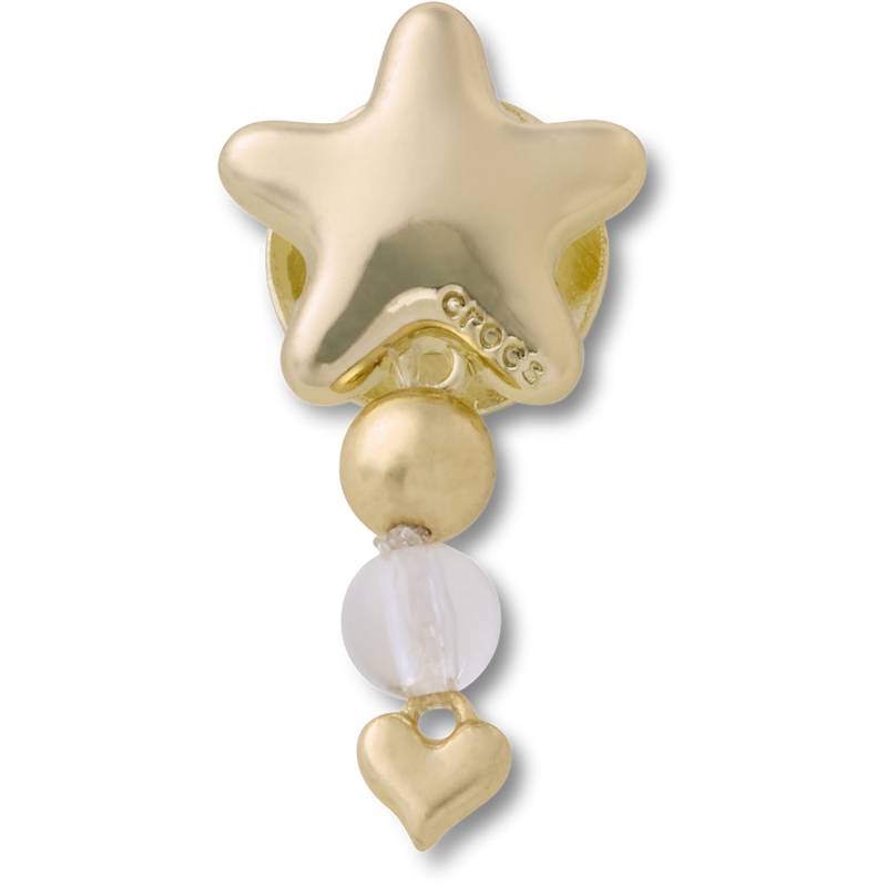 Gold Star with Heart Dangle