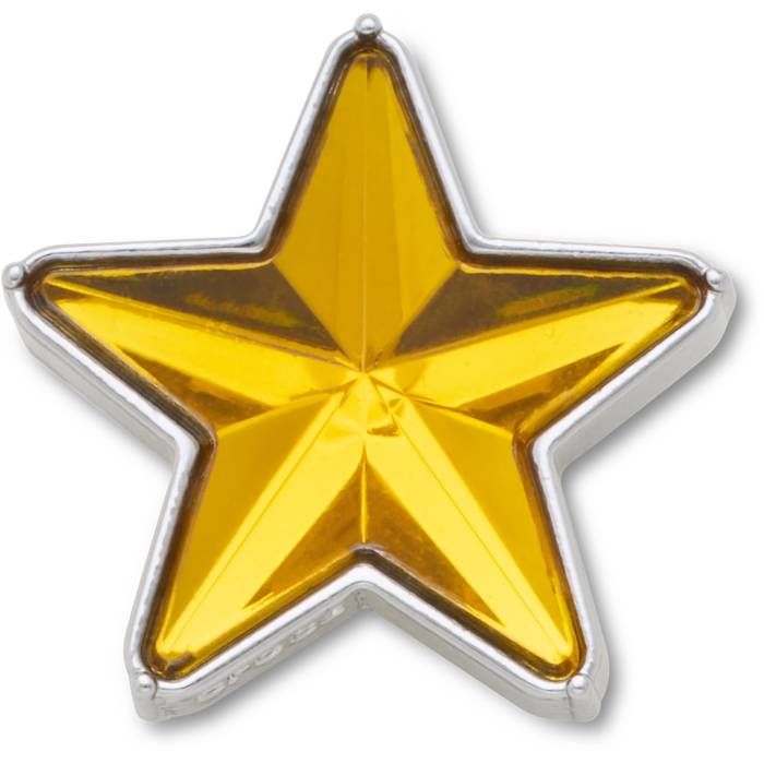 Orange and Silver SMT Gem Star