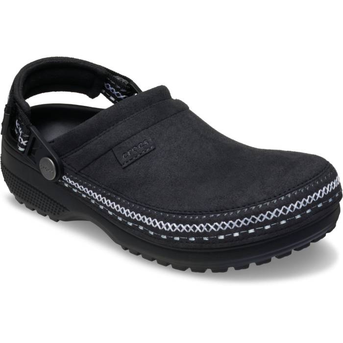 Zuecos unisex Classic Crafted Vegan Suede Stitch U