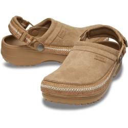 Zuecos unisex Classic Crafted Vegan Suede Stitch U