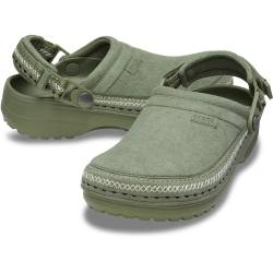 Zuecos unisex Classic Crafted Vegan Suede Stitch U