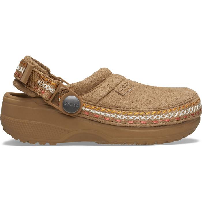 Zuecos de niños Classic Crafted Vegan Suede Stitch K