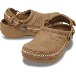 Zuecos de niños Classic Crafted Vegan Suede Stitch K