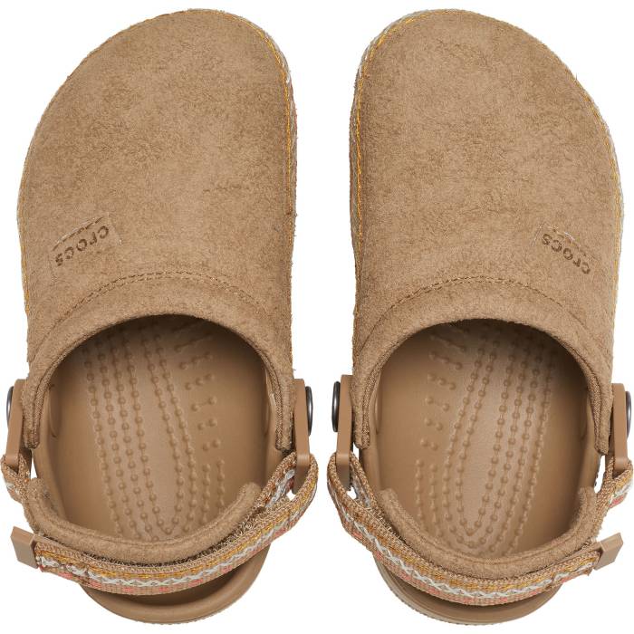 Zuecos de niños Classic Crafted Vegan Suede Stitch K