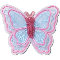 Mariposa de malla con lentejuelas