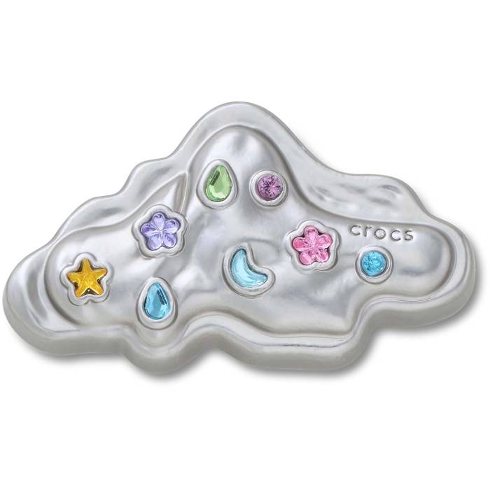 Nube Meta plateada con gema
