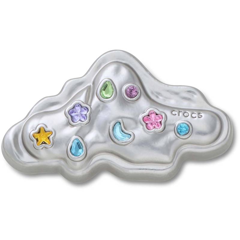 Nube Meta plateada con gema