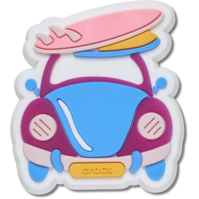 Coche y tabla de surf que cambian con rayos UV