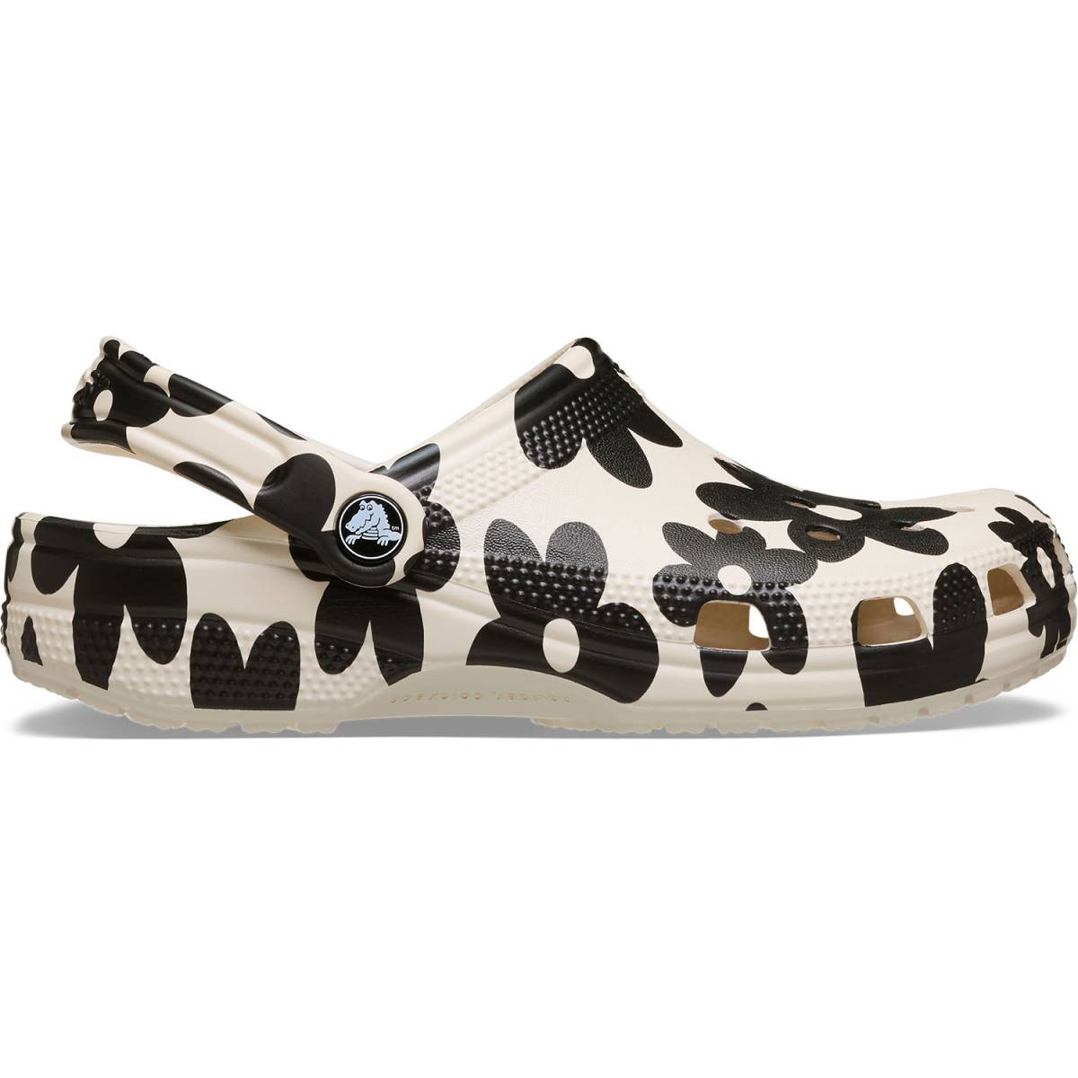 Crocs Zuecos unisex Classic Pop Petals U - Chalk/Multi
