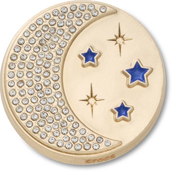 Luna y estrella azul marino