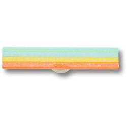 Caramelo en espiral tricolor