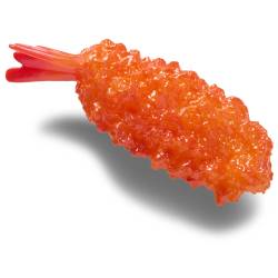 Tempura de gamba realista