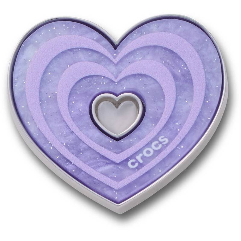 Corazón morado marmolado