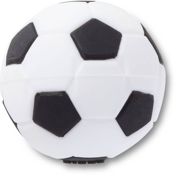 Balón de fútbol aplastado