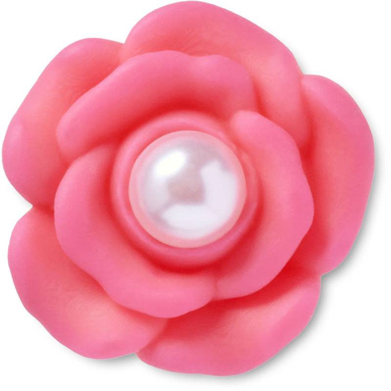 Pink Flower With Pearl Center