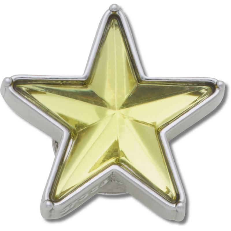 Silver and Green SMT Gem Star
