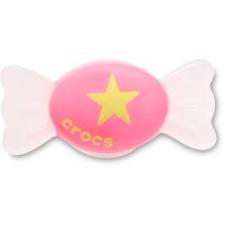 Caramelo rosa y blanco con estrella