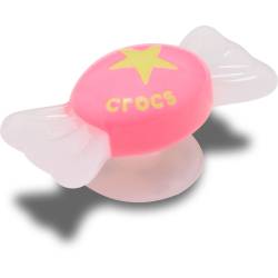Caramelo rosa y blanco con estrella