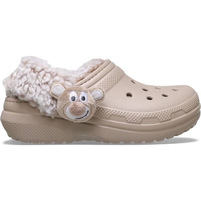 Zuecos de niños Classic Bear Plush Fleece Lined T