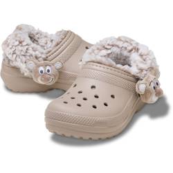 Zuecos de niños Classic Bear Plush Fleece Lined T