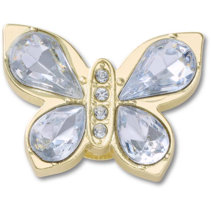 Mariposa dorada con gema