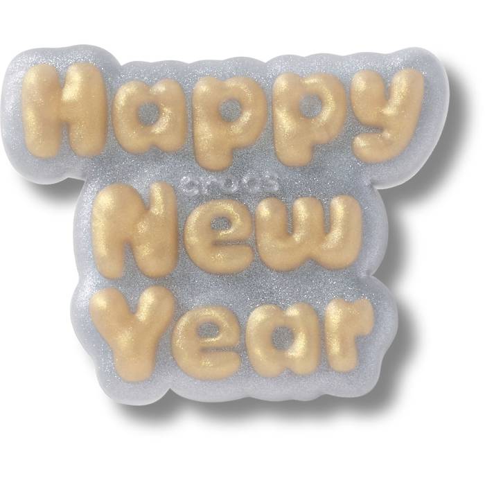 Feliz Año Nuevo con letras burbuja