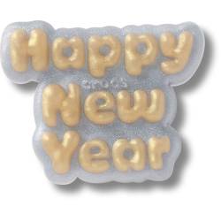 Feliz Año Nuevo con letras burbuja